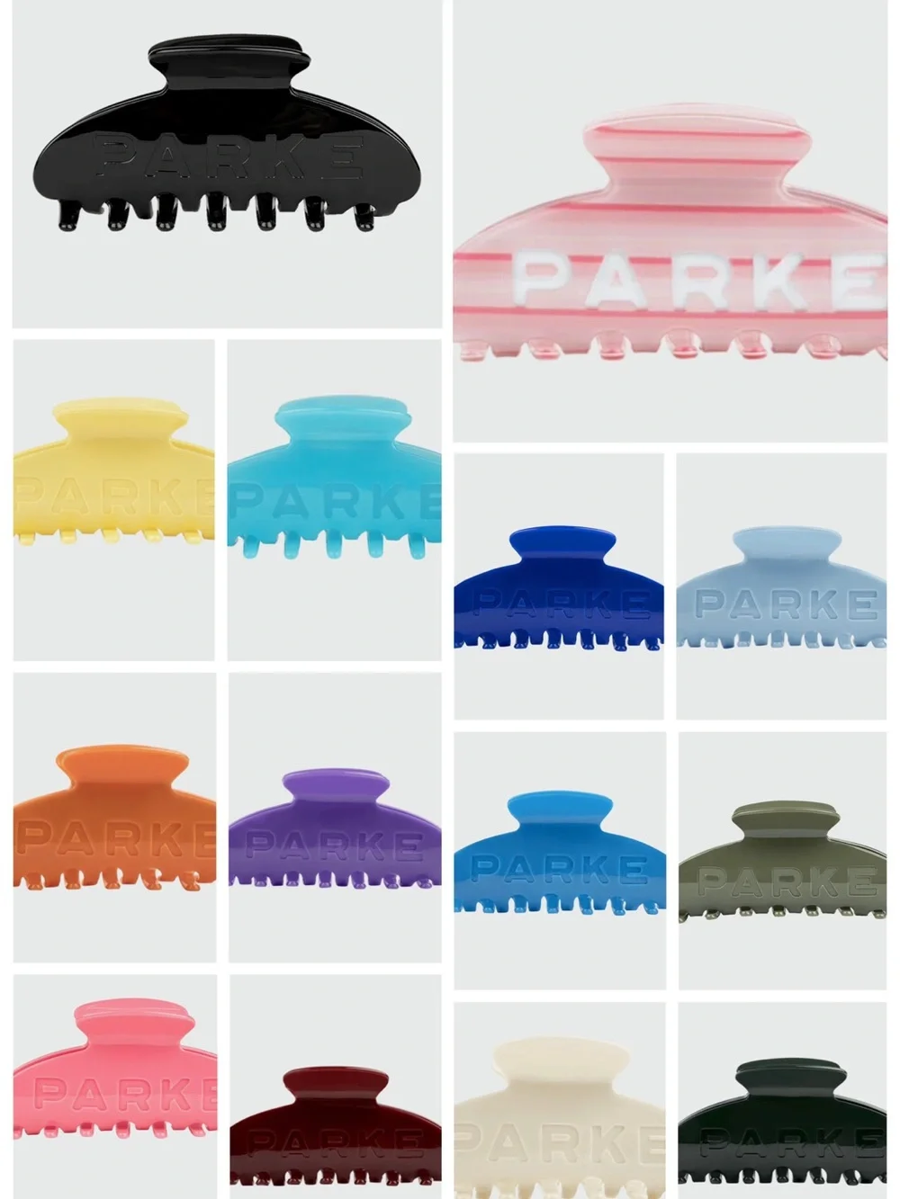 Parker Hair Claw Clips — Assorted Colors